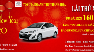 Vui đón năm mới 2020 lái thử xe cùng Toyota  ngày 27,28/2019