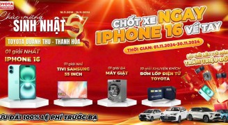 Chốt xe ngay -iPhone 16 về tay