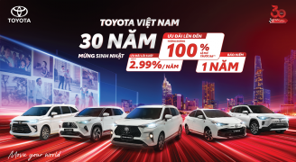 Toyota Doanh thu – Thanh Hóa bùng nổ ưu đãi chúc mừng sinh nhật 30 năm của Toyota Việt Nam