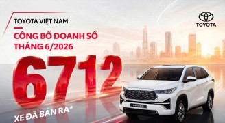 Toyota Việt Nam công bố kết quả kinh doanh tháng 6/2026