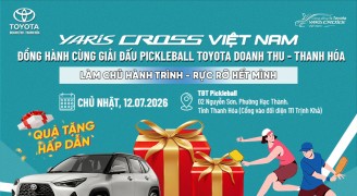 Sẵn sàng cho giải đấu Yaris Cross Pickleball 2026 cùng Toyota Doanh Thu - Thanh Hoá