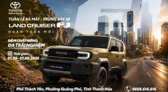 Tuần lễ Ra mắt và Trưng bày xe Toyota Land Cruiser FJ hoàn toàn mới