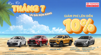 Chương trình ưu đãi tháng 7 của Bảo hiểm Toyota