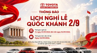 Thông báo lịch nghỉ Lễ 2/9