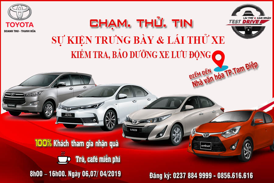 SỰ KIỆN TRƯNG BÀY LÁI THỬ VÀ TRI ÂN KHÁCH HÀNG LỚN NHẤT NĂM TẠI ĐẮK  Đại  lý 3S Toyota Việt Nam Tại Đăk Lăk